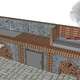 ειδική παραγγελία, πάγκος, πάγκος με νεροχύτη και ψησταριάς χωρίς κώνο